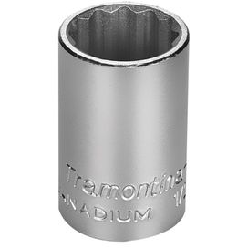 Soquete Estriado Profundo 17mm 1/2"" Tramontina