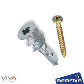 Bucha Rapida P/Drywall Plast 38mm C/02pc