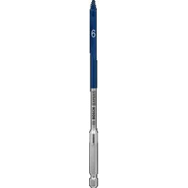 Broca Chata Madeira Expert 6x152mm Prata/Azul Bosch