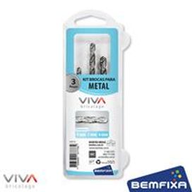 Kit Broca P/Metal 3Pcs Bemfixa