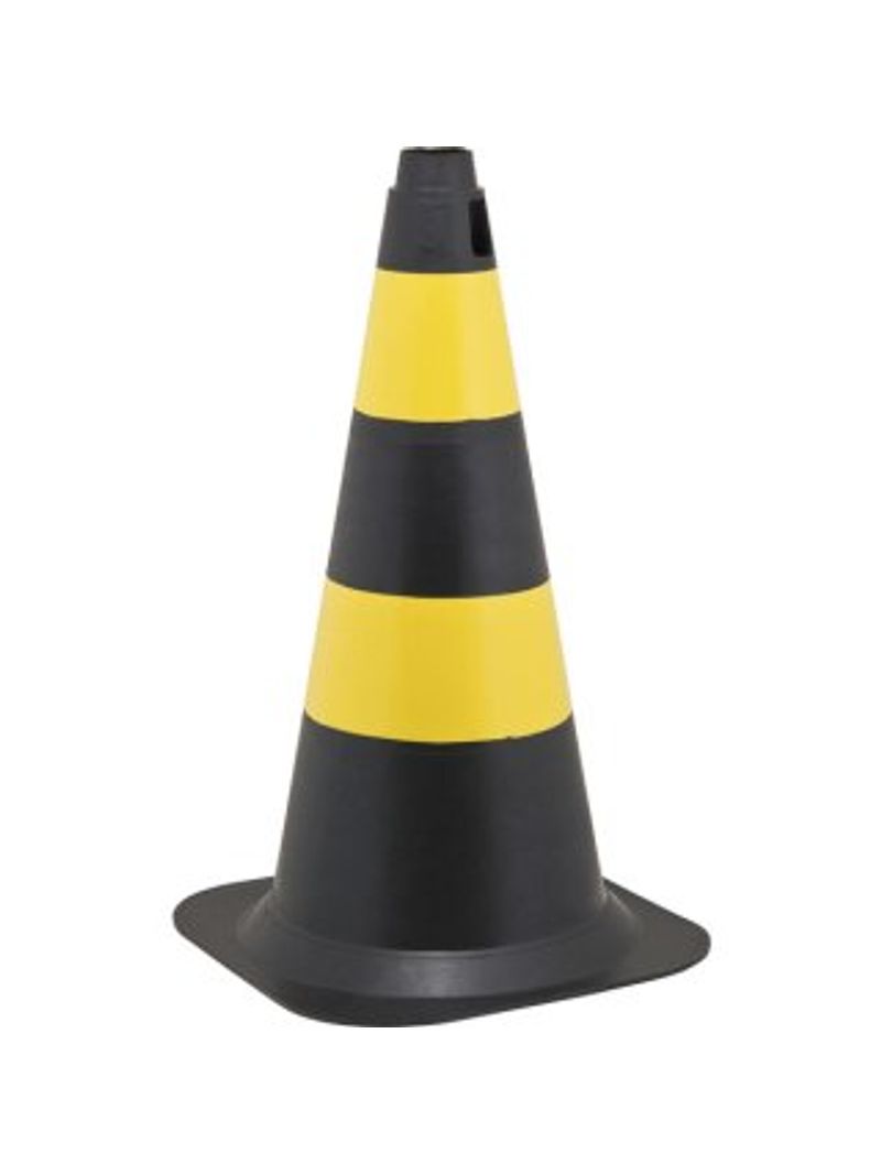 Cone-Sinalizacao-Polietileno-Preto-e-Amarelo-50cm-Vonder-
