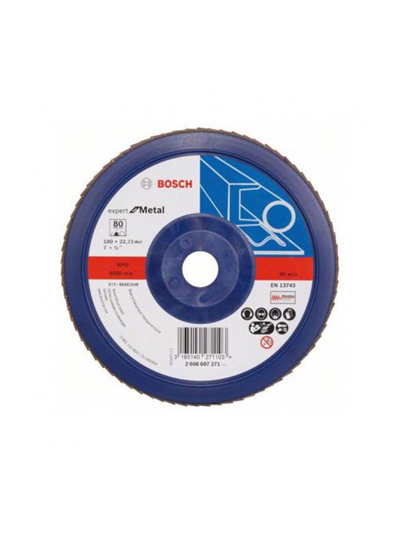 Disco-de-Lixa-Expert-Metal-180mm-Gr80