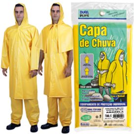 Capa Pvc Plus Manga Longa  902660 Dur  Amarelo