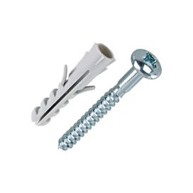 Parafuso com Cabeça e Bucha de Nylon 5mm Bemfixa