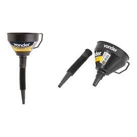 Funil Plastico Preto Vonder