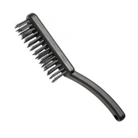 Escova Aço com Base Plastica Tramontina  Preto