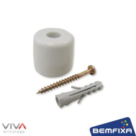 Batedor P/Porta Chato 9050 Bemfixa  Branco