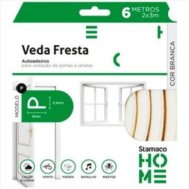Veda Fresta Branco Modelo P com 6 Metros Stamaco