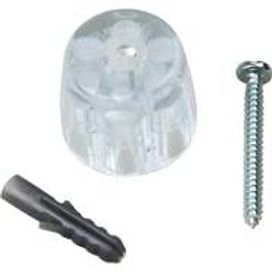 Batedor para Porta Chato 9053 Bemfixa  Transparente