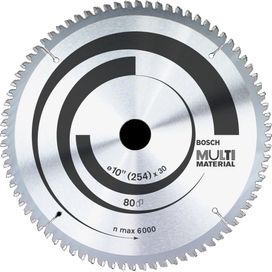 Disco de Serra Circular Multimaterial Ø254 100 Dentes Bosch