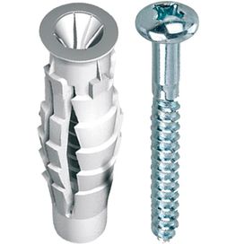 Bucha Universal 5mm com Parafuso Cabeça Panela Viva Bemfixa