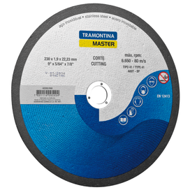 Disco Corte Fino 42592/009 P/Aco Inox 9"" Tramontina