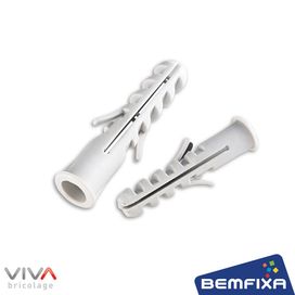 Bucha Nylon C/Anel 06mm C/20pcs Bemfixa