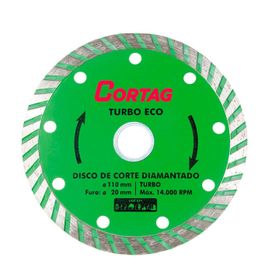 Disco Diamantado Turbo Eco 110mm Cortag