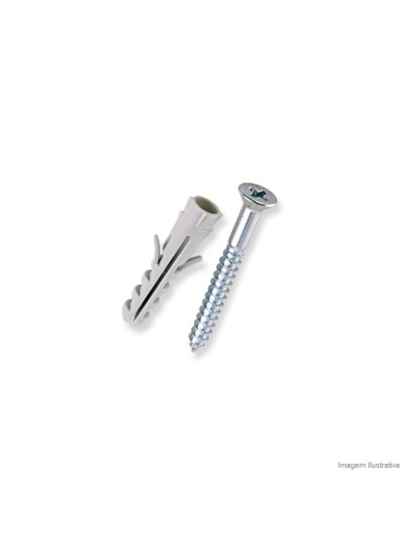 Parafuso-Cabeca-Chata-PH-com-Bucha-Nylon-Bemfixa-6mm-