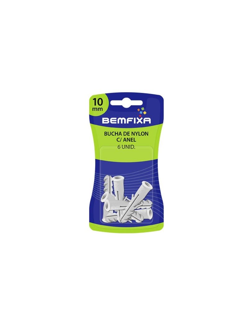 Bucha-de-Nylon-Com-Anel-10mm-6-Pecas-Bemfixa
