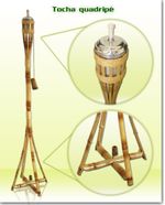 Tocha-Bambu-Quadripe-Aluminio-FC029-Fest-Chama