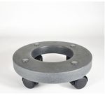 Suporte-com-Rodas-de-Nylon-30Cm-Srn30-ch-Cinza-Chumbo-Vogue