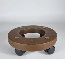 Suporte com Rodas de Nylon 30Cm Srn30-fe Ferrugem Vogue