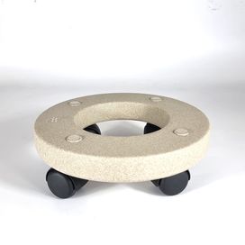 Suporte com Rodas de Nylon 30Cm Srn30-ca Calcário Vogue