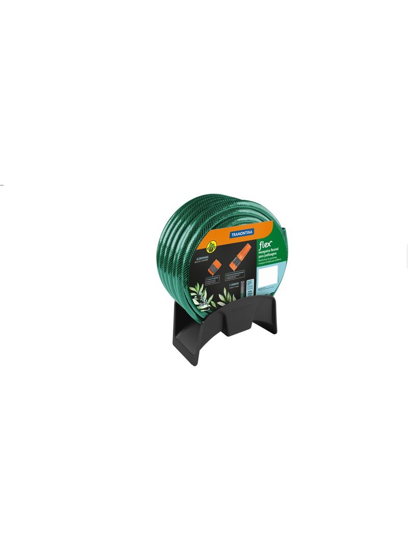 Mangueira-Flex-em-PVC-3-Camadas-com-20mt-com-Engate-Rosqueado-Esguicho-e-Suporte-Mural-Tramontina-
