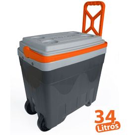 Caixa Térmica 34L com Rodas Cinza Antares