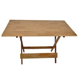 Mesa Dobrável de Madeira 1,20x70 Natural Tramontina