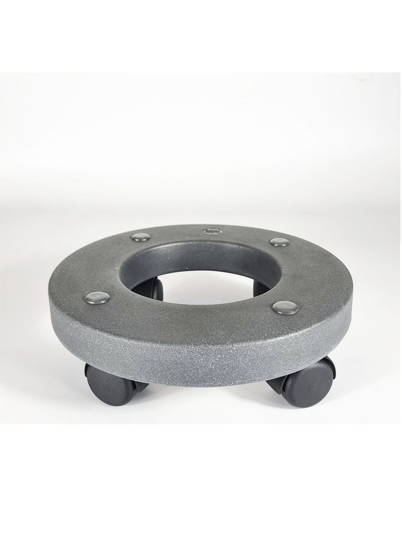 Suporte-com-Rodas-de-Nylon-25Cm-Srn25-ch-Cinza-Chumbo-Vogue