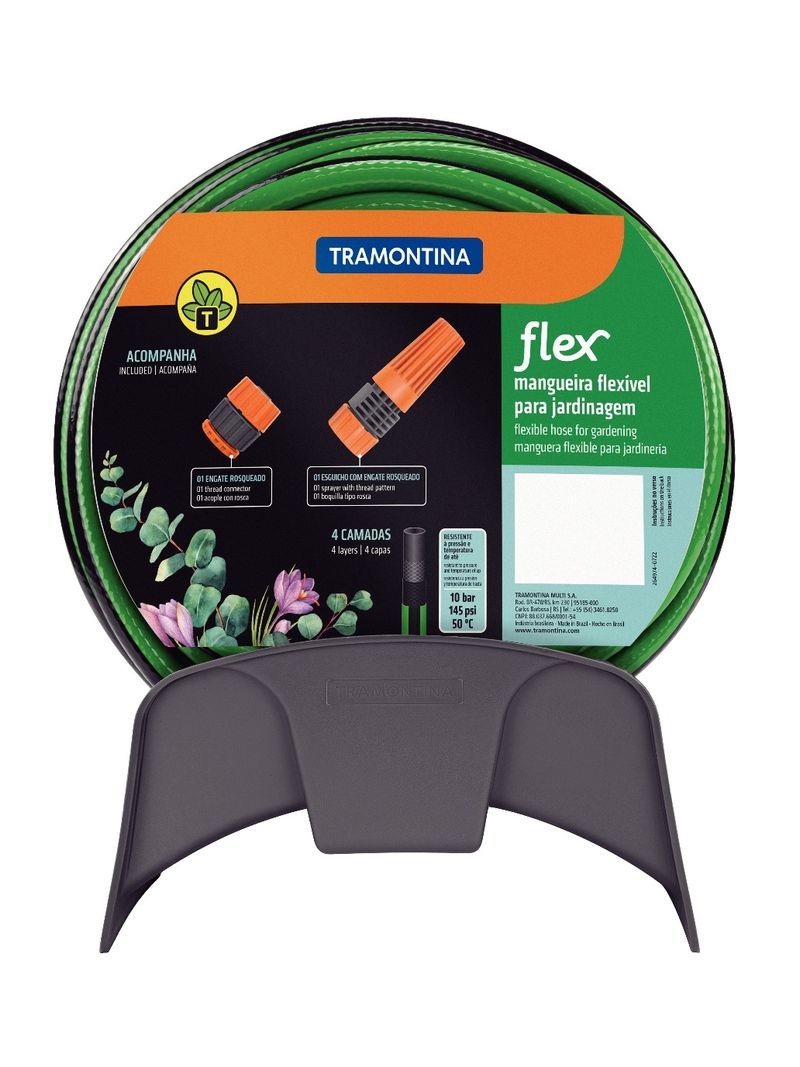 Mangueira-para-Jardim-flex-com-Suporte-com-Engate-Rosqueado-e-Esguicho-25mt-Verde-Tramontina
