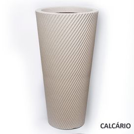 Vaso Vite Pilão Polietileno Pequeno Calcário Vouga Decor