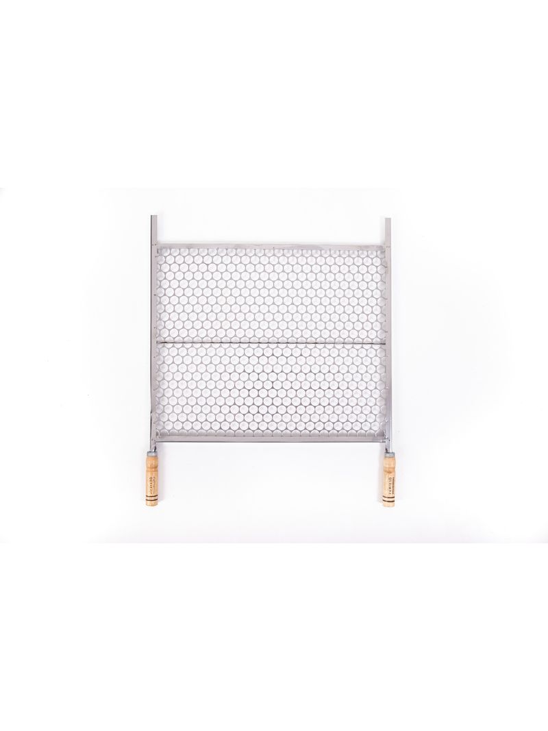 Grelha-Moeda-com-Cabo-de-Madeira-80x50-cm--em-Aco-Inox-N6-Queiroz
