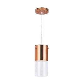 Pendente First 1XE27 10x23CM Cobre Bronzearte