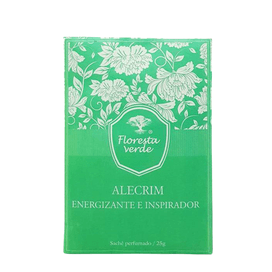 Sache Perfumado Alecrim Verde Claro 25g Floresta Verde
