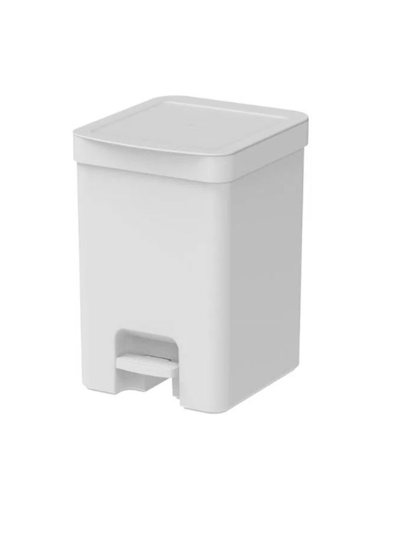 Lixeira-com-Pedal-Trium-12L-Branco-Fechado-LX4100-Martiplast