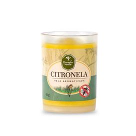 Vela Perfuma em Copo Citronela Amarelo 90g Floresta Verde
