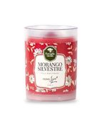 Vela-Perfumada-em-Copo-de-Morango-Silvestre-Vermelho-90g--Floresta-Verde