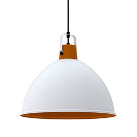 Pendente Factory G 1XE27 Branco Fosco Taschibra