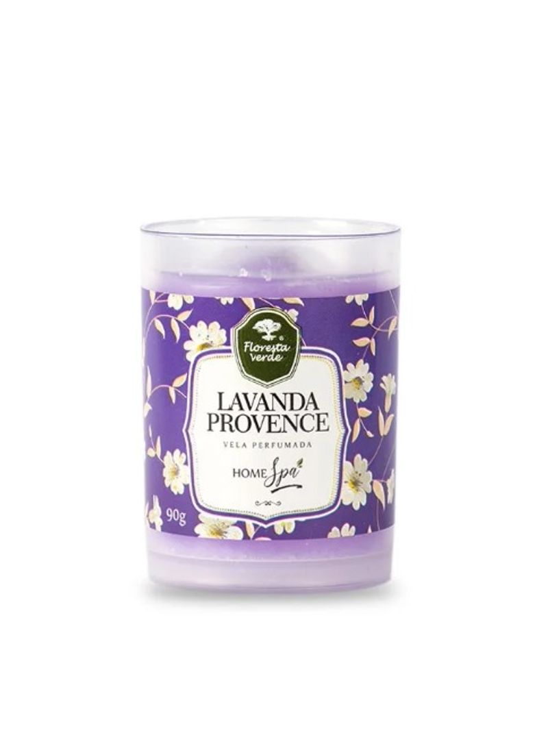 Vela-Perfumada-em-Copo-de-Lavanda-Provence-Lilas-90g-Floresta-Verde