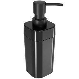 Porta Sabonete Liquido 290ml Splash Preto Coza
