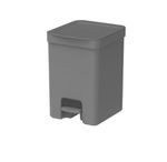 Lixeira-com-Pedal-Trium-12L-Chumbo-Fechado-LX4100-Martiplast