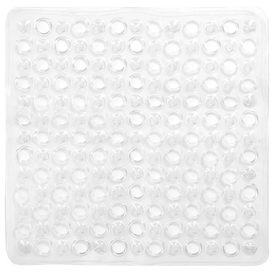 Tapete de Box Aqua Spa Quadrado 43x42cm Incolor Komeco