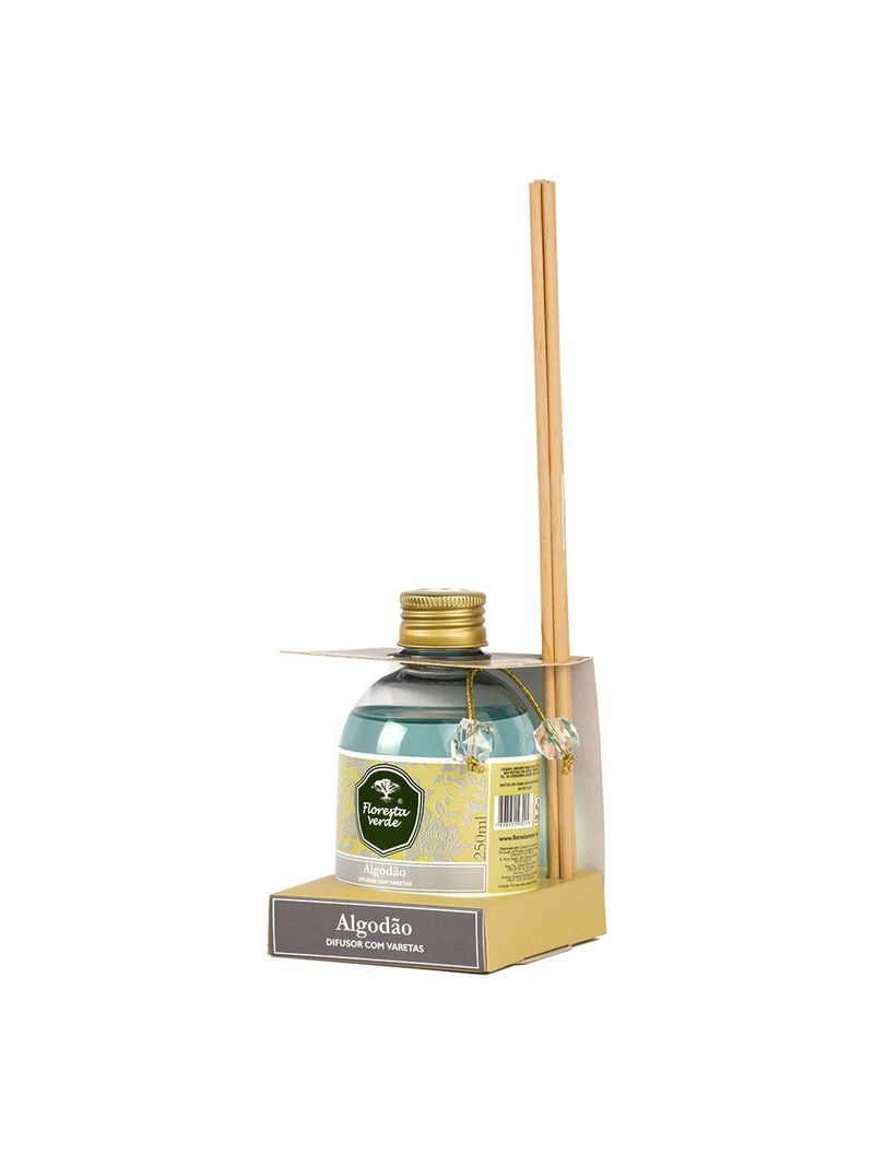 Difusor-Aromatizantes-Algodao-250ml-Azul-Claro-Floresta-Verde