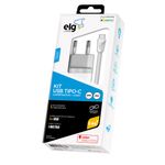 Kit-Carregador-Parede-Universal-USB-Cabo-Tipo-C-Branco-ELG
