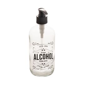 Porta Álcool Gel com Pump Plástico 490ml Lyor