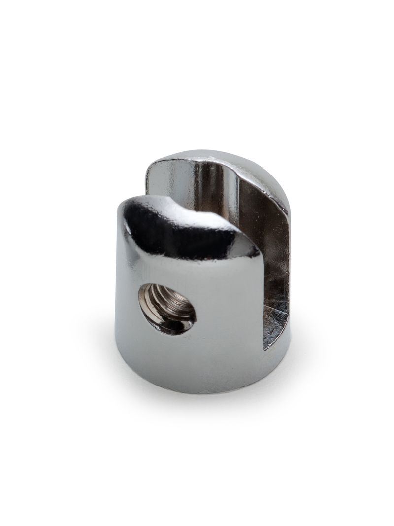 SUPORTE PARA VIDRO BOCA DE JACARE 6MM