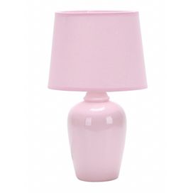 Abajur Cerâmica Pottery 32cm 1xE27 Rosa Taschibra