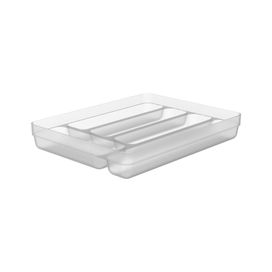 Organizador de Talheres Logic com Tampa Natural Martiplast