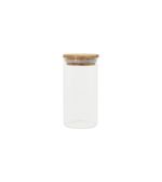 Pote-de-Vidro-Redondo-com-Tampa-de-Bambu-300ml-Natural-Oikos