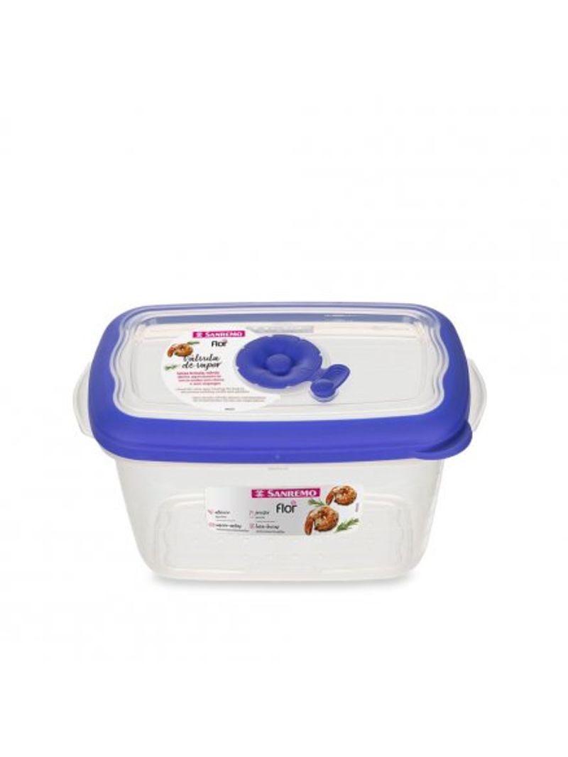 Pote-Retangular-Plastico-700ml-Flor-718-5-Azul-Sanremo