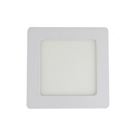 Painel Embutir Slim Led Quadrado 6500K 6W Bronzearte